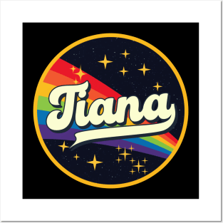 Tiana // Rainbow In Space Vintage Style Posters and Art